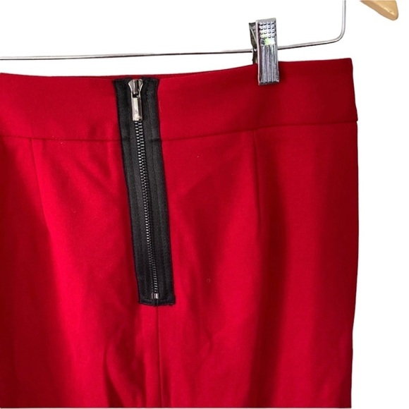 Cache Red Pencil Skirt Women’s Size 4 Career or Party - Picture 7 of 8